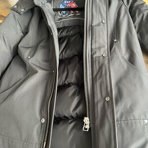 Moose Knuckles Black Puffer Jacket
